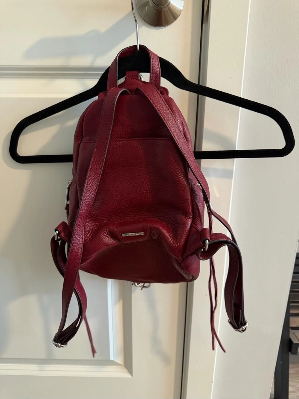Rebecca Minkoff compact burgundy